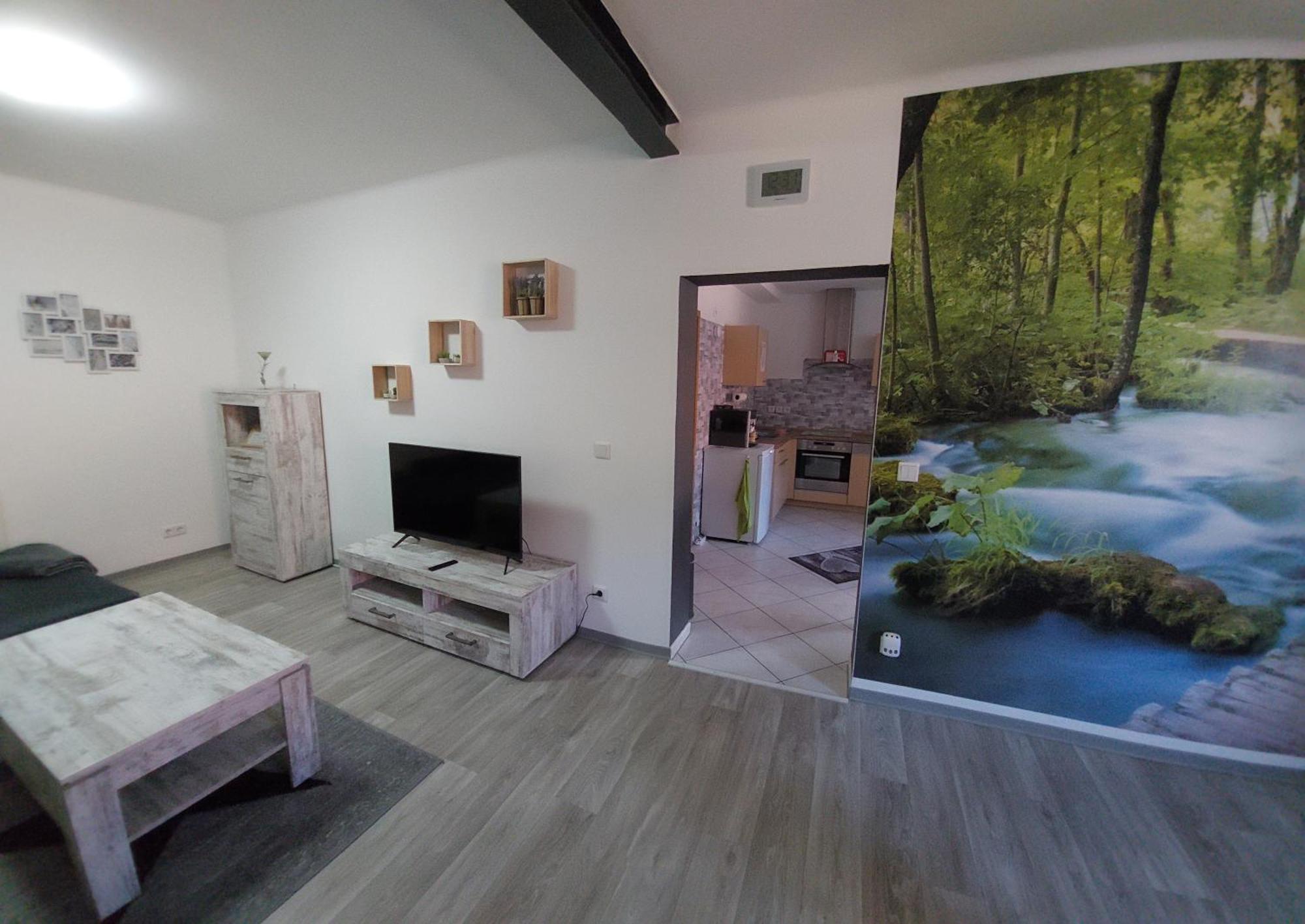 Ganze Ferienwohnung 5 Km Von Erfurt, Mit Kaffeevollautomat, Tv, Wlan, Boxspringbett, Schlafsofa Und Einkaufsmoeglichkeiten, Sehr Gute Anbindung Zur A71 Und A4, Kostenloser Oeff Parkplatz Fuer Pkw Und Transporter Elxleben Esterno foto